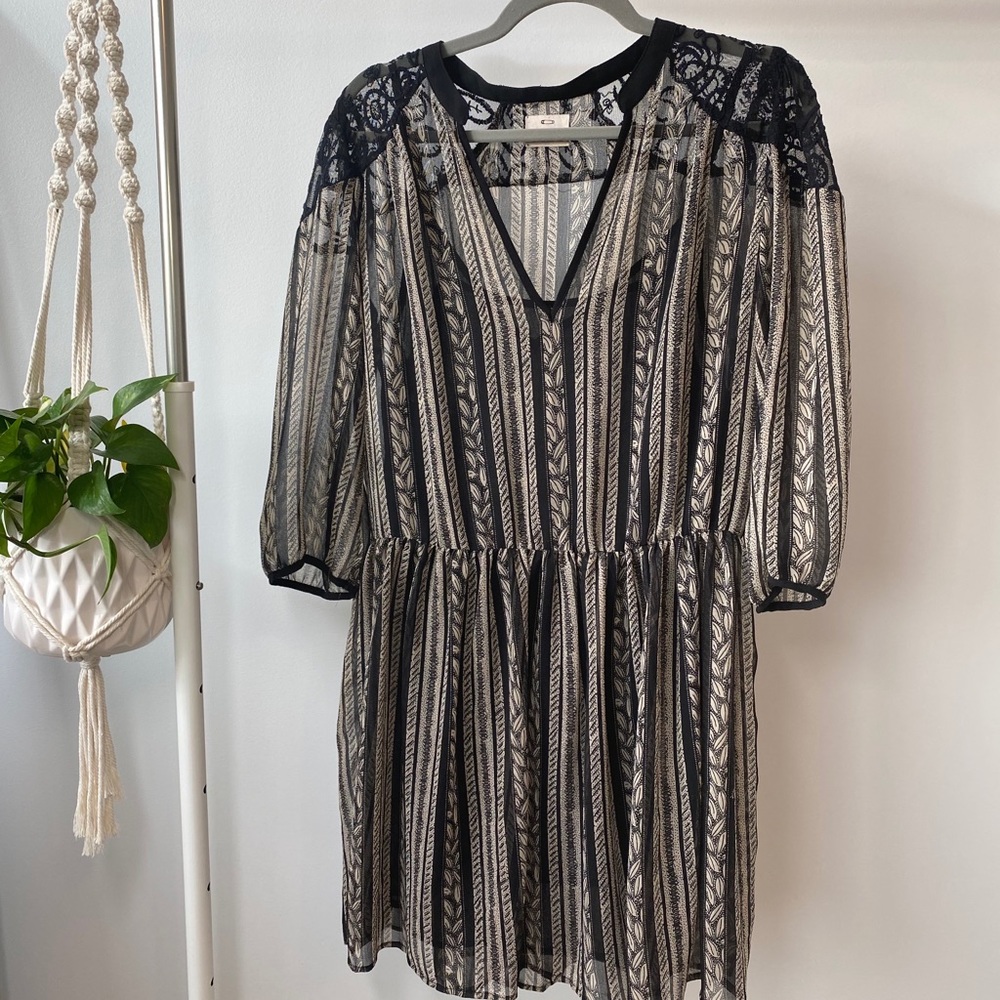 Urban Outfitters sheer Dress with attached slip